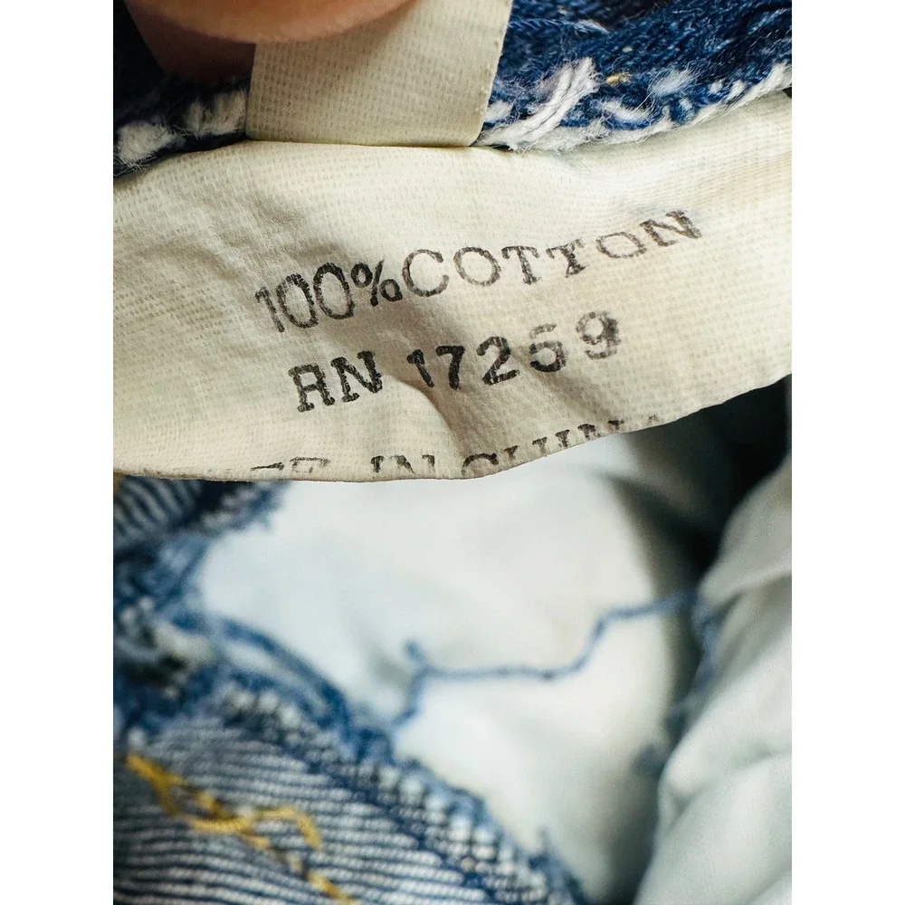 Body Gear Cargo Jeans Kids 8 Blue Acid Wash Vintage Baggy Streetwear Denim‎